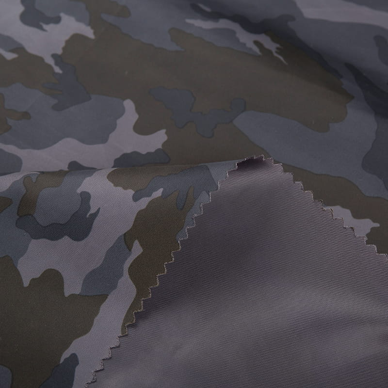 190T TAFFETA-stof met digitale print van camouflage met PVC-rug